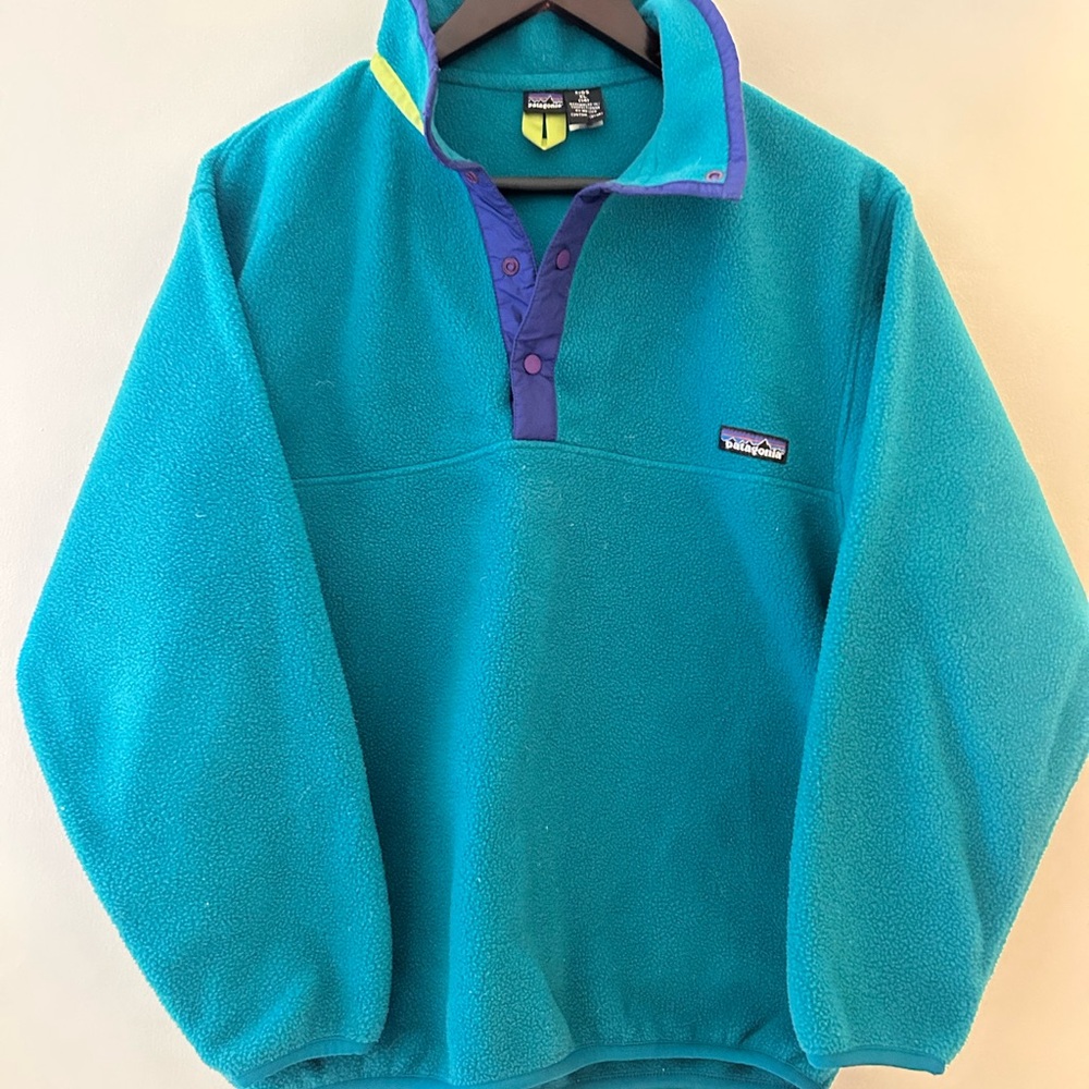 Patagonia Vintage Turquoise Fleece